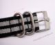 Replacement Rolex Pro-hunter Black White stripe Nylon strap (3)_th.jpg